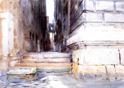 Base of a Palace John Singer Sargent